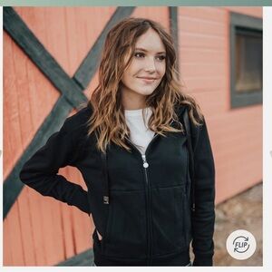 Zox Zip-Up Hoodie with String Swap Technology - Unisex